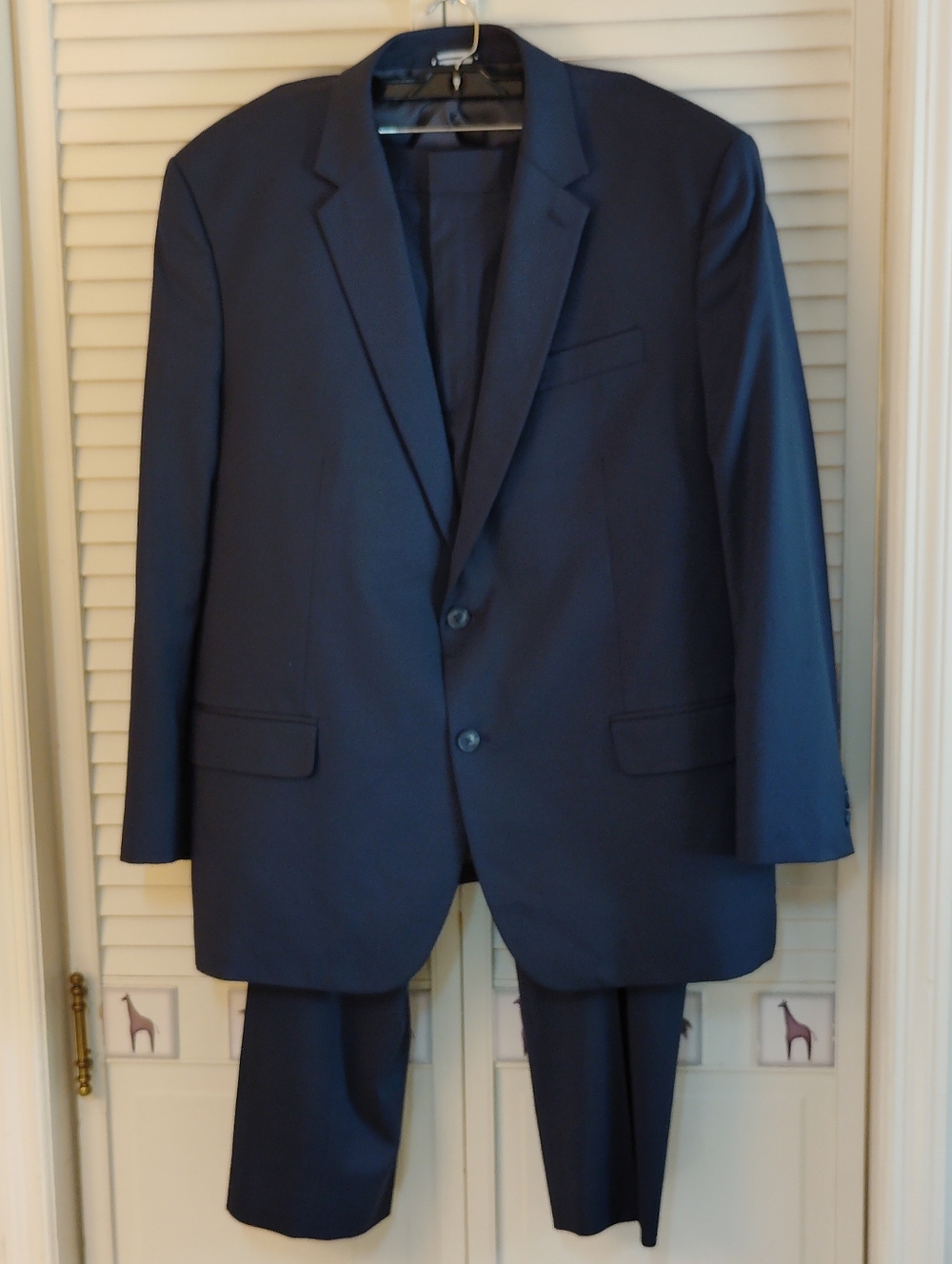 Saddlebred Men's Navy Two-Piece Suit